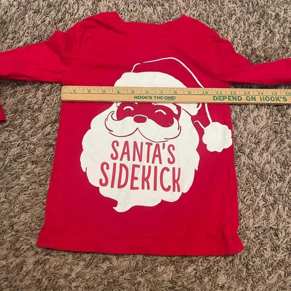 Carters just one you Santa’s sidekick long sleeve tee